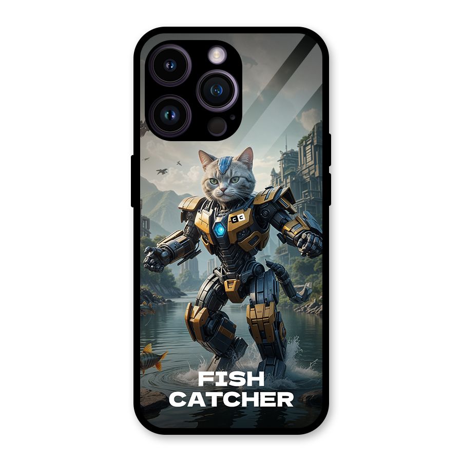 Fish Catcher Glass Back Case for iPhone 14 Pro Max