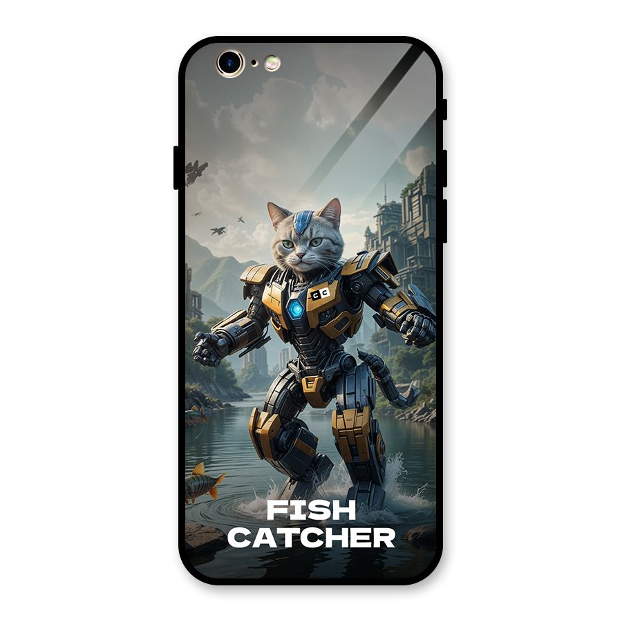 Fish Catcher Glass Back Case for iPhone 6 6S