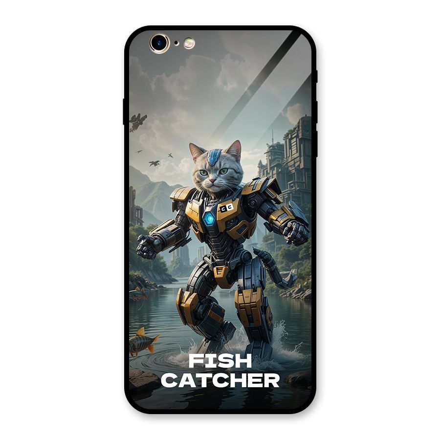 Fish Catcher Glass Back Case for iPhone 6 Plus 6S Plus