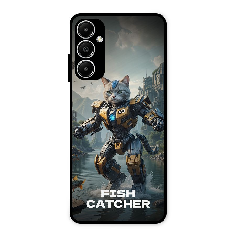 Fish Catcher Metal Back Case for Galaxy A05s