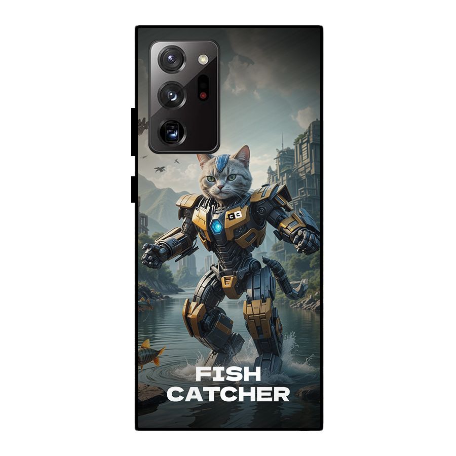 Fish Catcher Metal Back Case for Galaxy Note 20 Ultra 5G