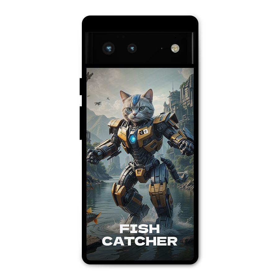 Fish Catcher Metal Back Case for Google Pixel 6