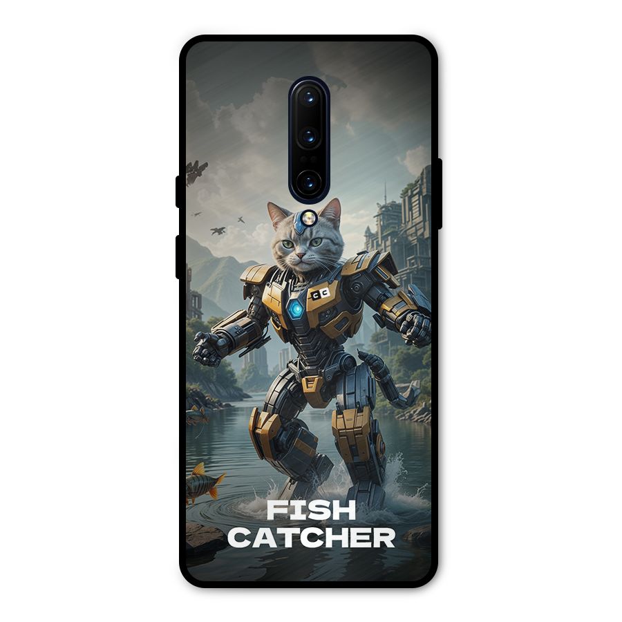 Fish Catcher Metal Back Case for OnePlus 7 Pro