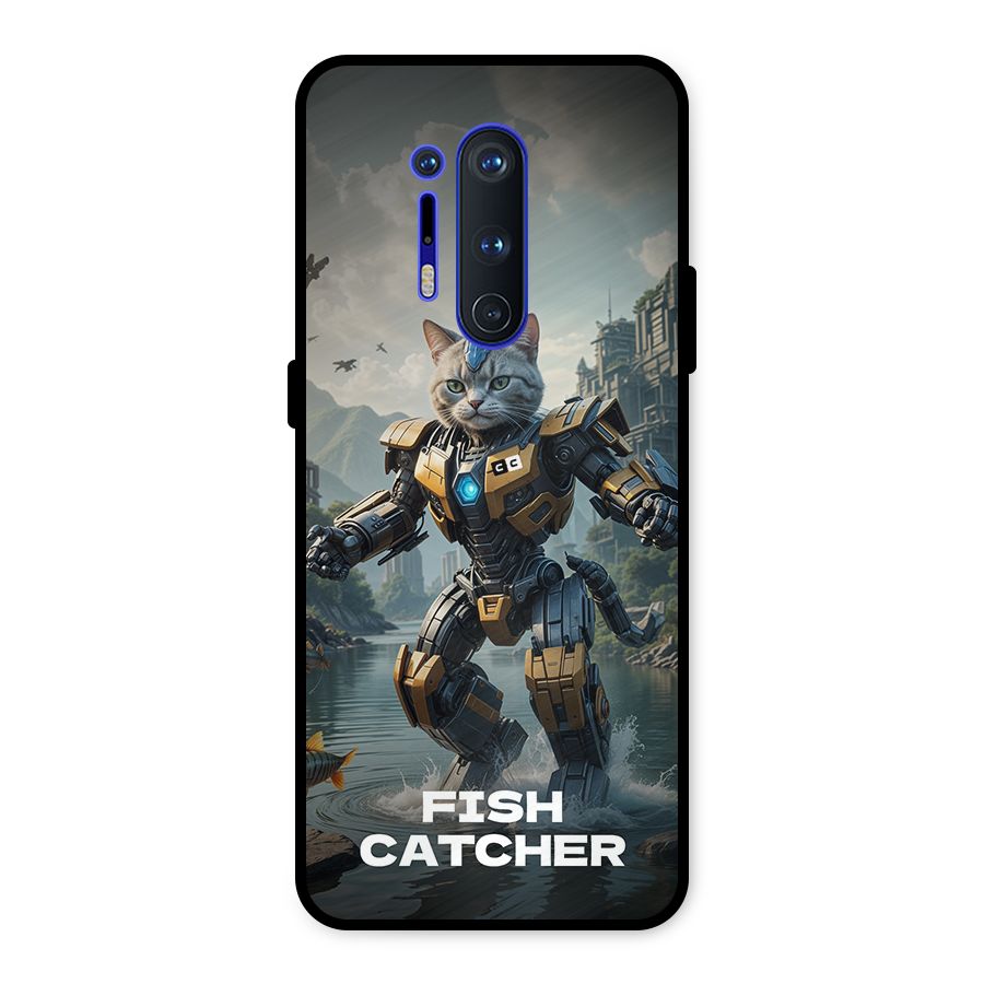 Fish Catcher Metal Back Case for OnePlus 8 Pro