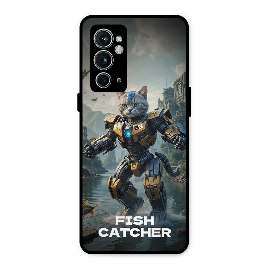 Fish Catcher Metal Back Case for OnePlus 9RT 5G