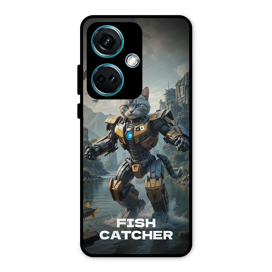 Fish Catcher Metal Back Case for OnePlus Nord CE 3 5G