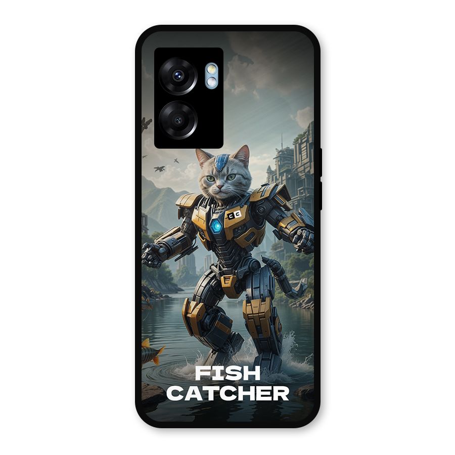 Fish Catcher Metal Back Case for Oppo K10 (5G)