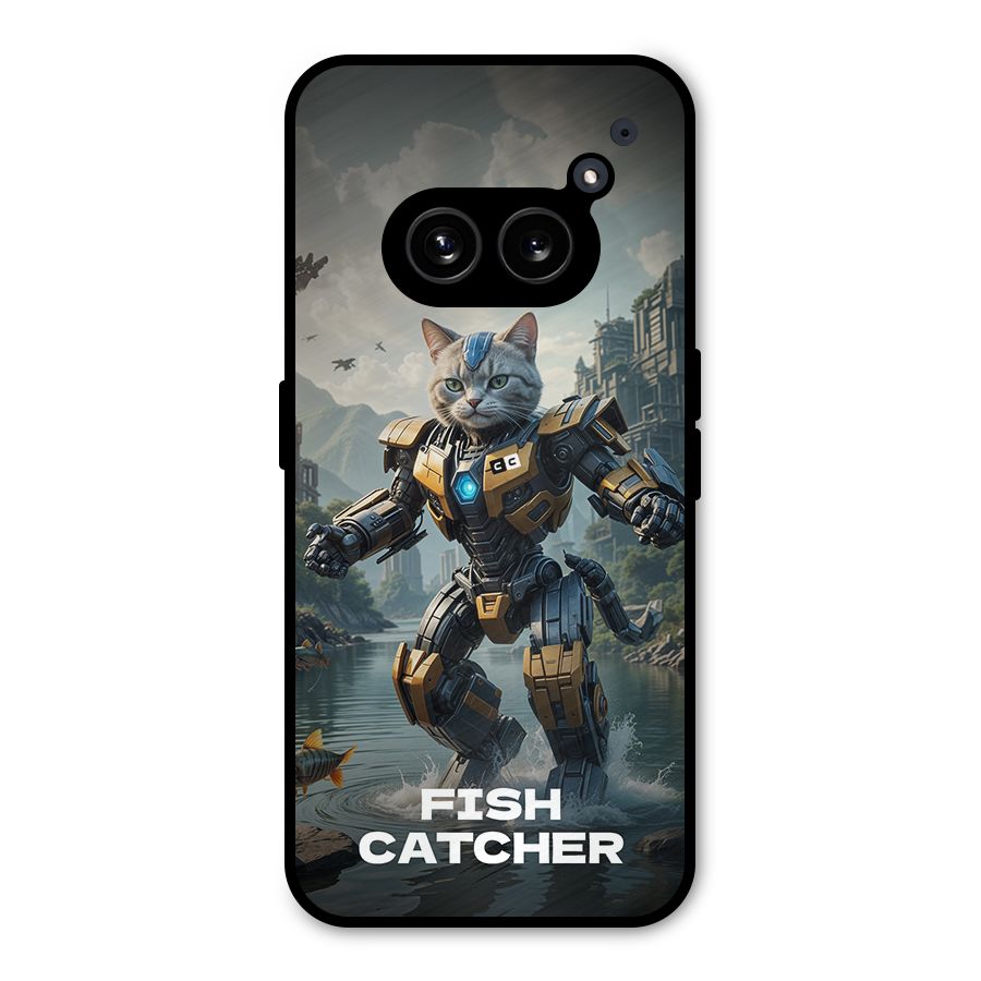 Fish Catcher Metal Back Case for Nothing Phone 2a