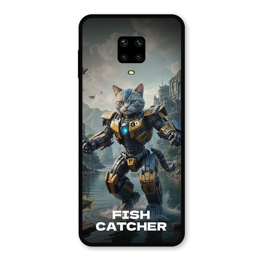 Fish Catcher Metal Back Case for Poco M2 Pro