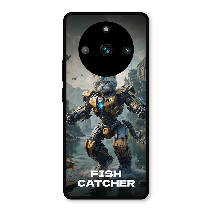 Fish Catcher Metal Back Case for Realme 11 Pro