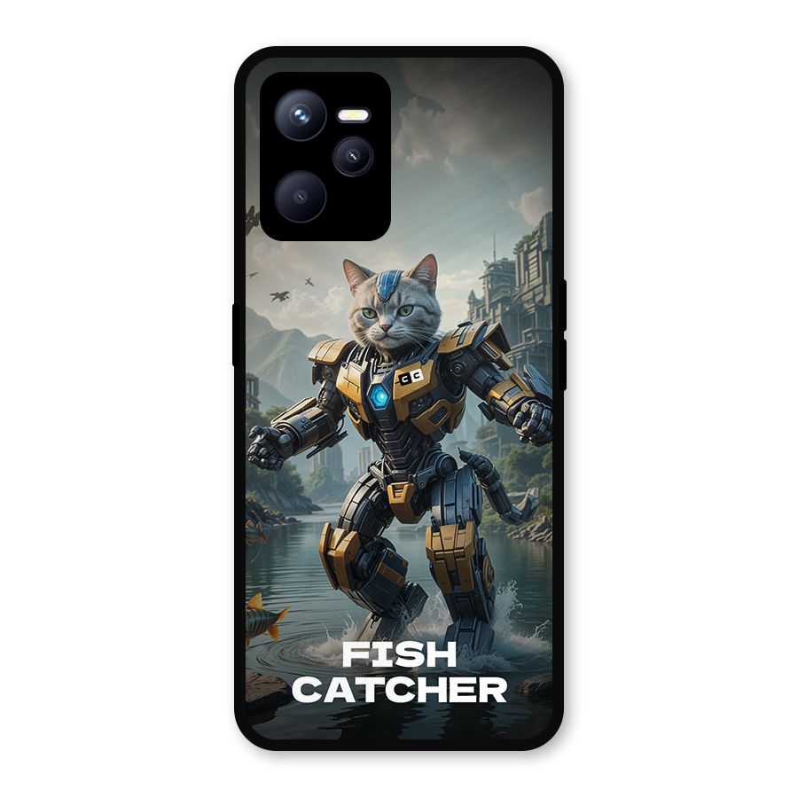 Fish Catcher Metal Back Case for Realme C35