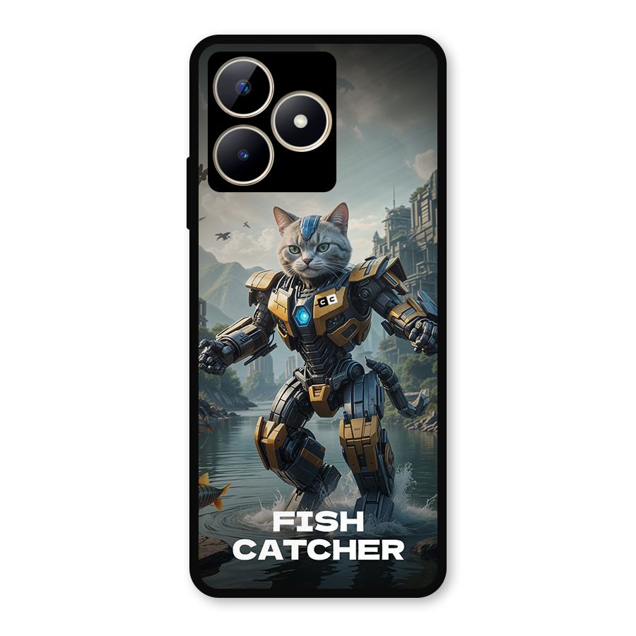 Fish Catcher Metal Back Case for Realme C53