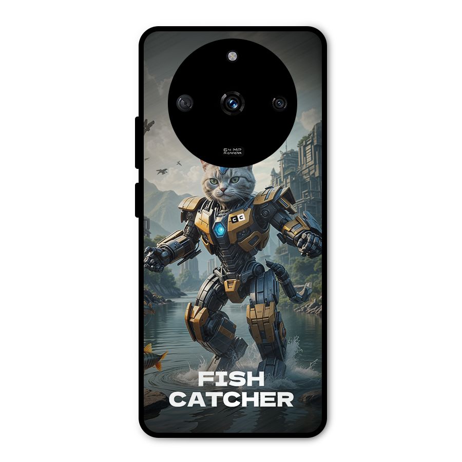Fish Catcher Metal Back Case for Realme Narzo 60 5G