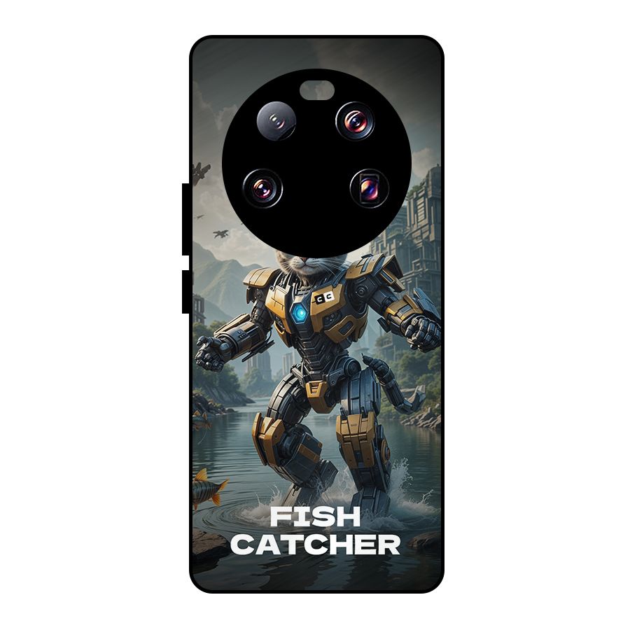 Fish Catcher Metal Back Case for Xiaomi 13 Ultra