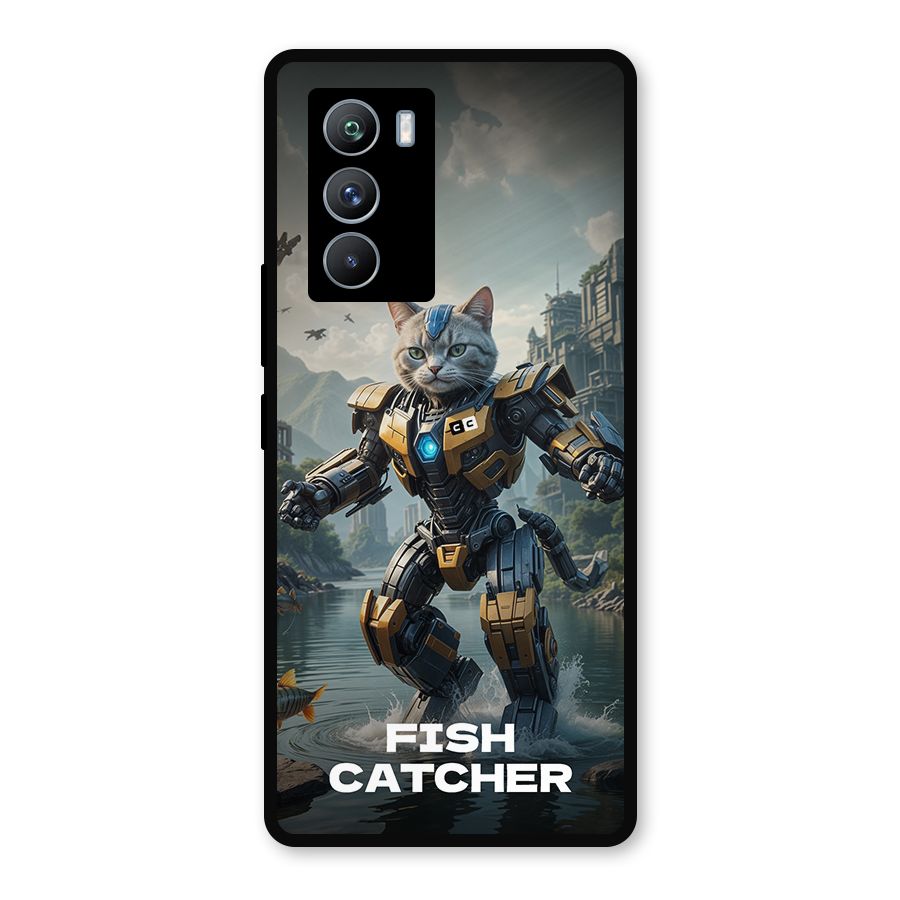Fish Catcher Metal Back Case for iQOO 9 SE