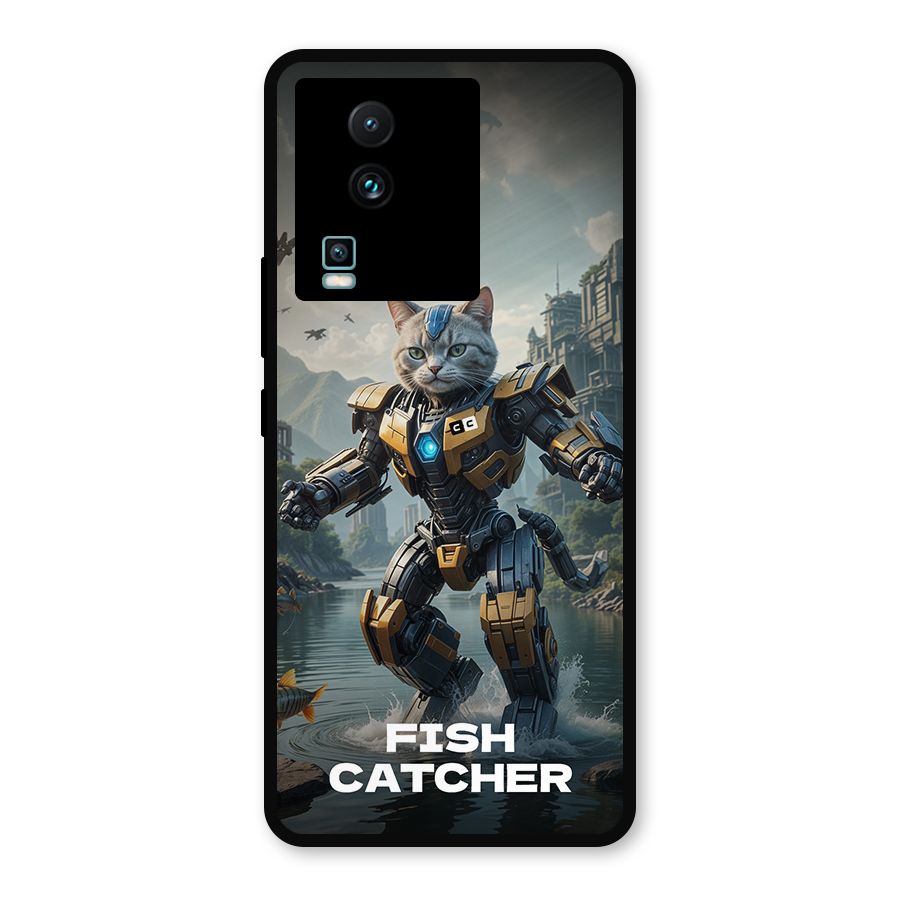 Fish Catcher Metal Back Case for iQOO Neo 7