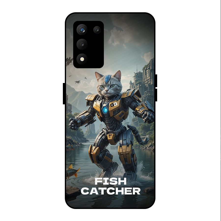 Fish Catcher Metal Back Case for realme 9 5G SE