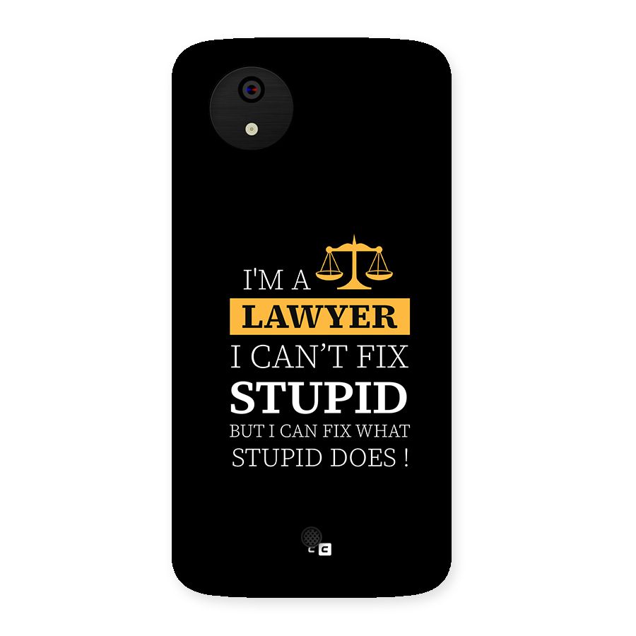 Fix Stupid Case Back Case for Canvas A1  AQ4501