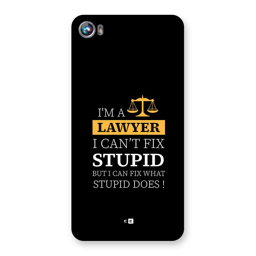 Fix Stupid Case Back Case for Canvas Fire 4 (A107)