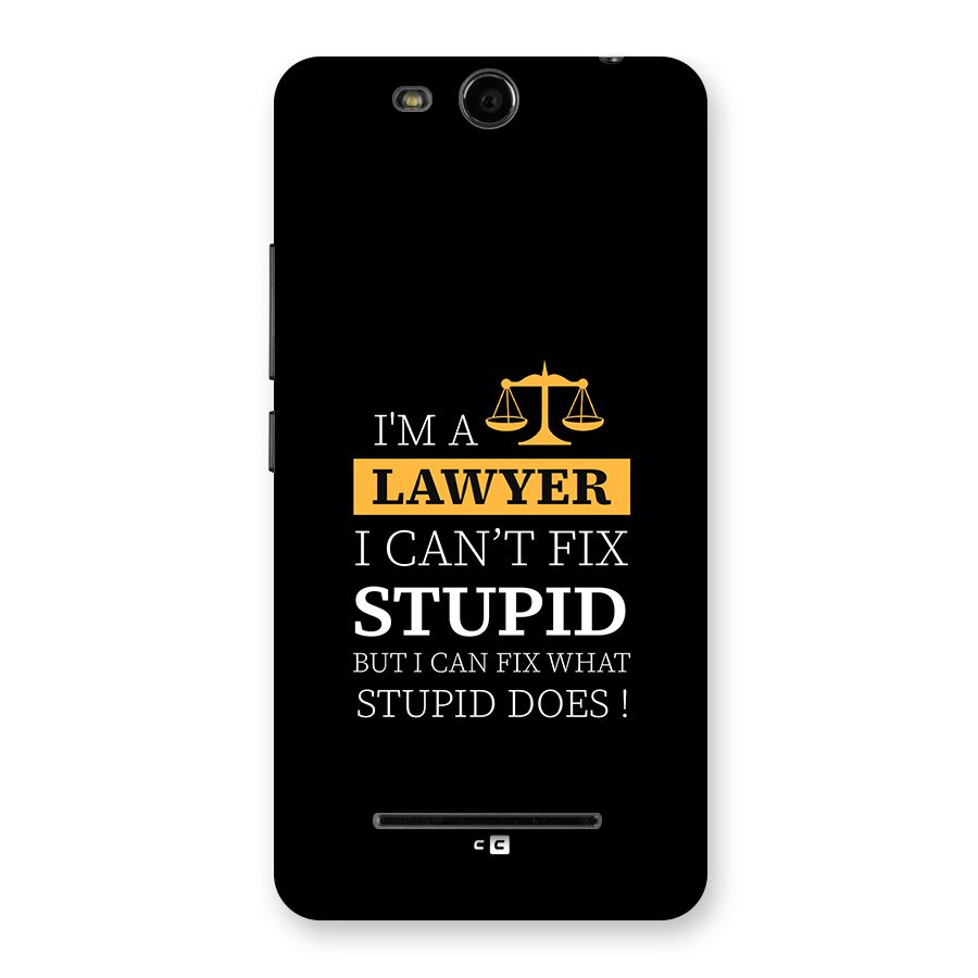 Fix Stupid Case Back Case for Canvas Juice 3 Q392
