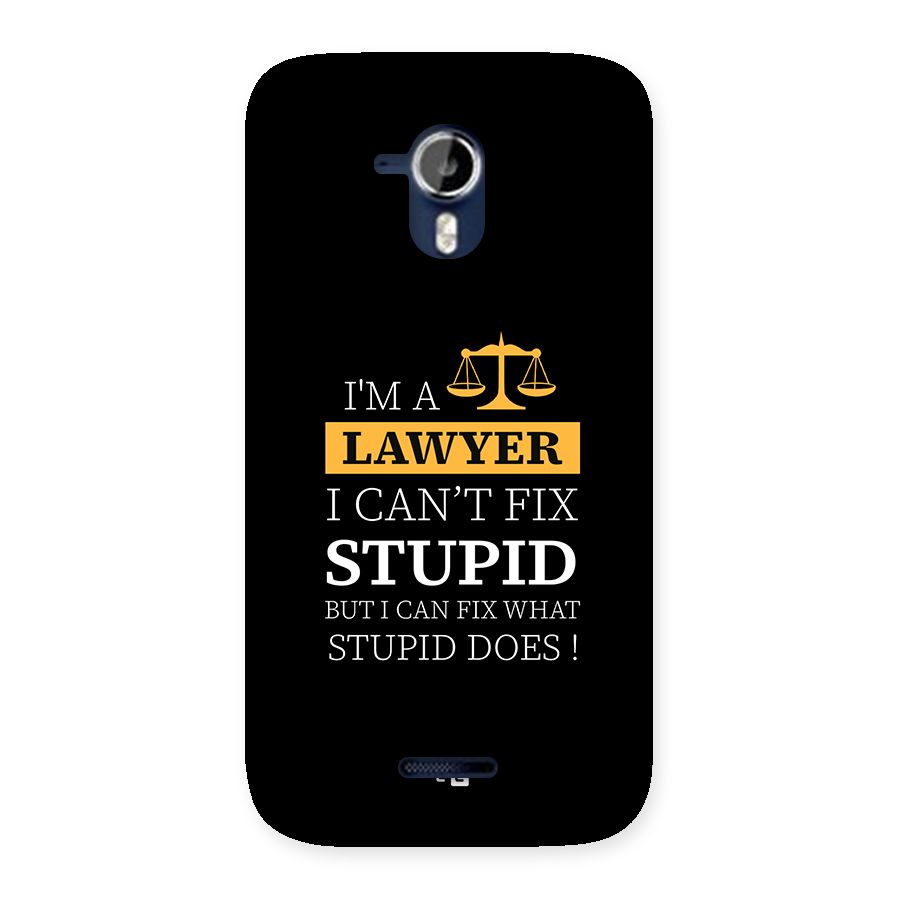 Fix Stupid Case Back Case for Canvas Magnus A117