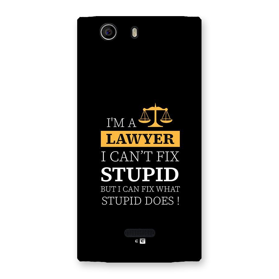 Fix Stupid Case Back Case for Canvas Nitro 2 E311