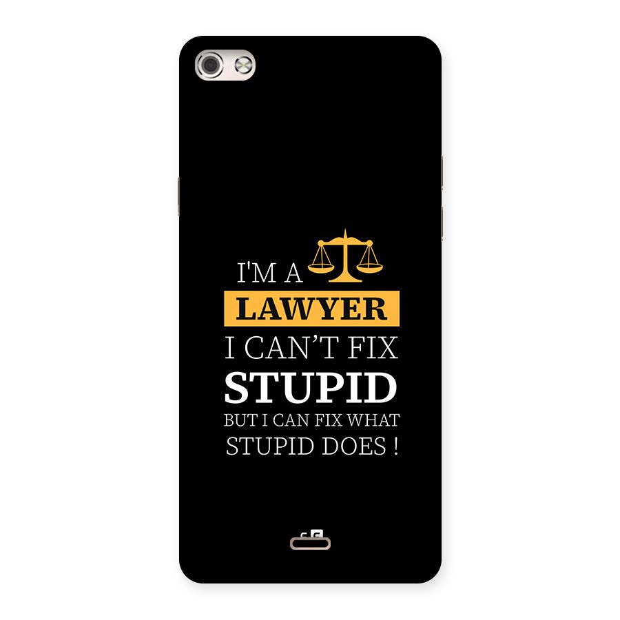 Fix Stupid Case Back Case for Canvas Silver 5