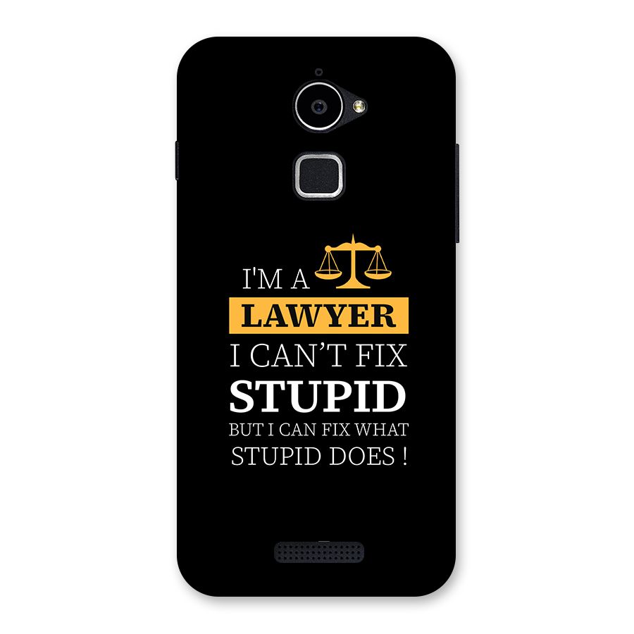Fix Stupid Case Back Case for Coolpad Note 3 Lite