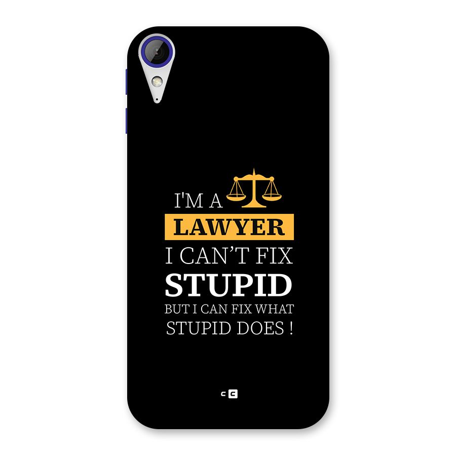 Fix Stupid Case Back Case for Desire 830