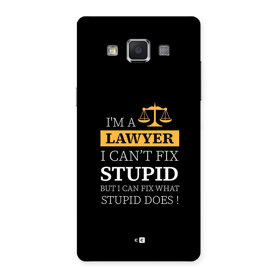 Fix Stupid Case Back Case for Galaxy A5