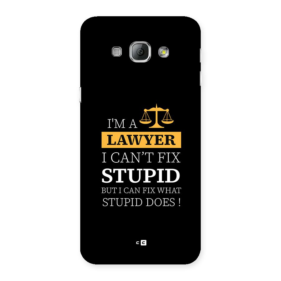 Fix Stupid Case Back Case for Galaxy A8