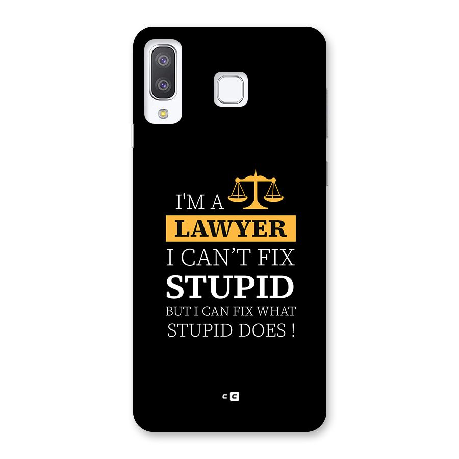Fix Stupid Case Back Case for Galaxy A8 Star