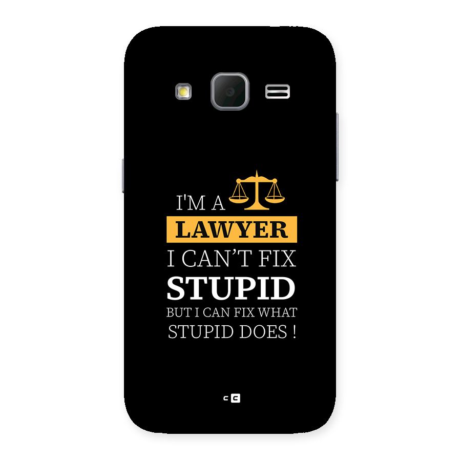 Fix Stupid Case Back Case for Galaxy Core Prime