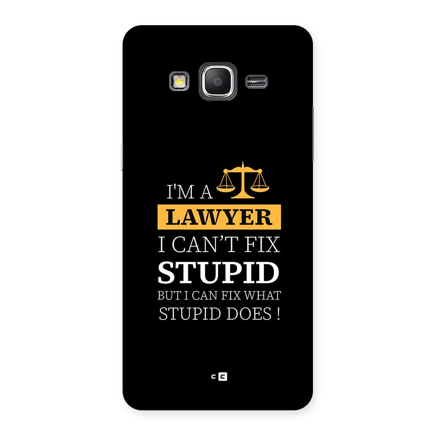 Fix Stupid Case Back Case for Galaxy Grand Prime