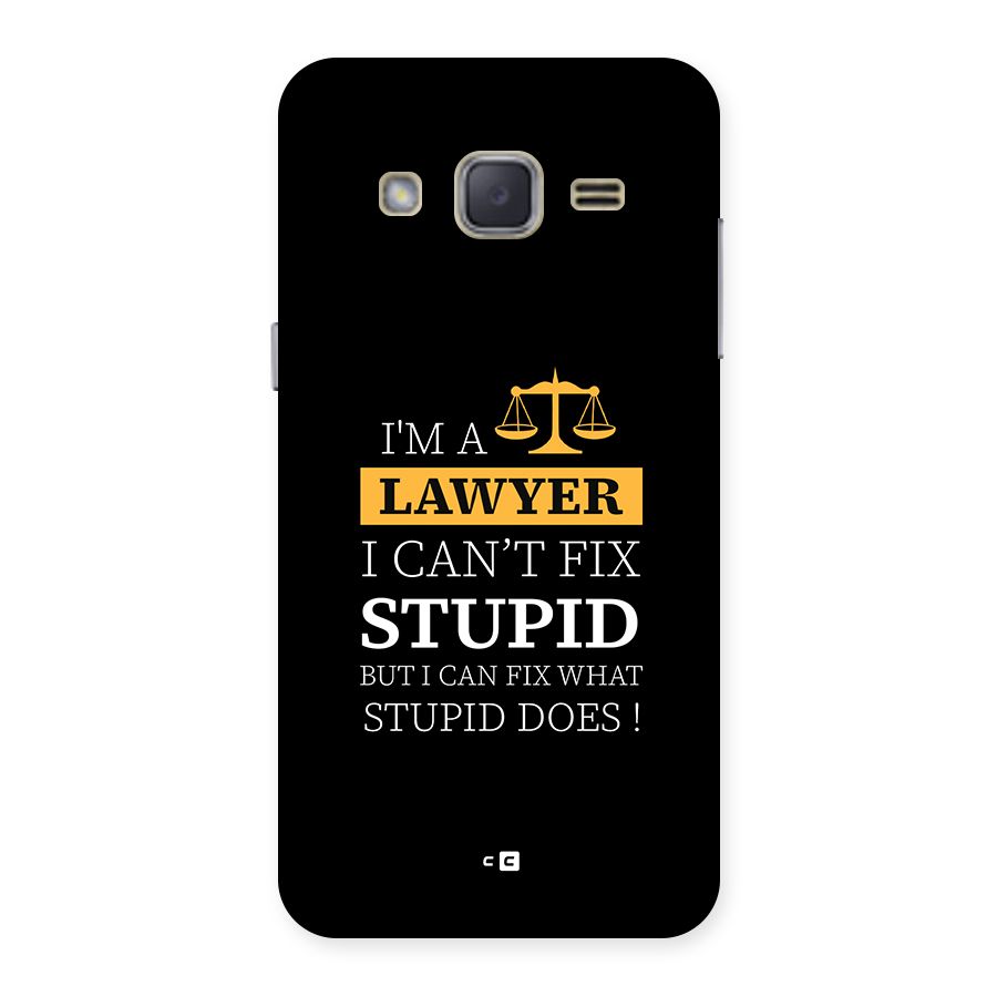 Fix Stupid Case Back Case for Galaxy J2