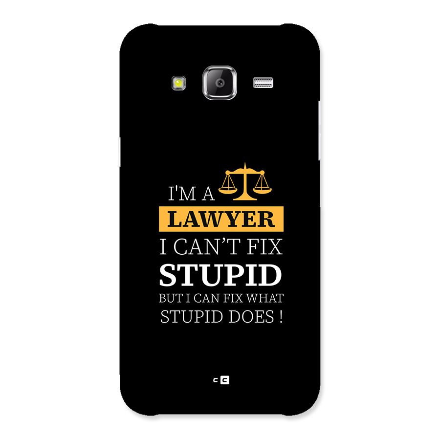 Fix Stupid Case Back Case for Galaxy J2 Prime