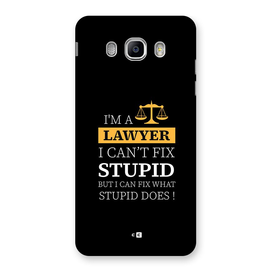 Fix Stupid Case Back Case for Galaxy J5 2016