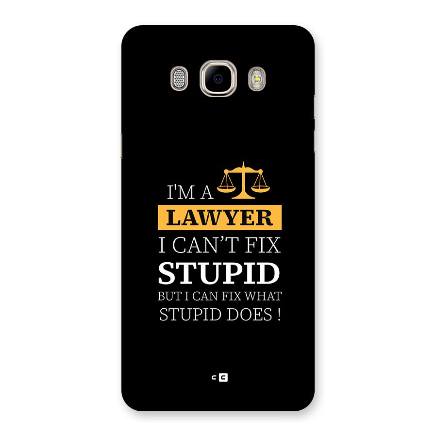 Fix Stupid Case Back Case for Galaxy J7 2016