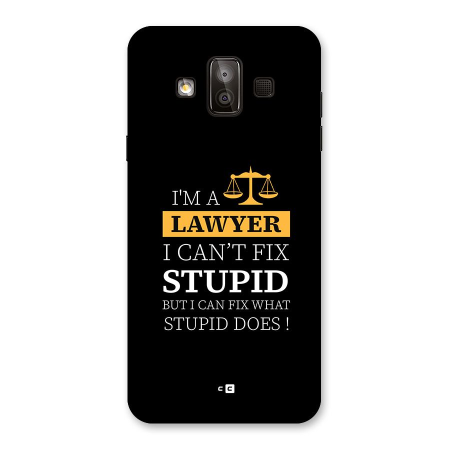 Fix Stupid Case Back Case for Galaxy J7 Duo