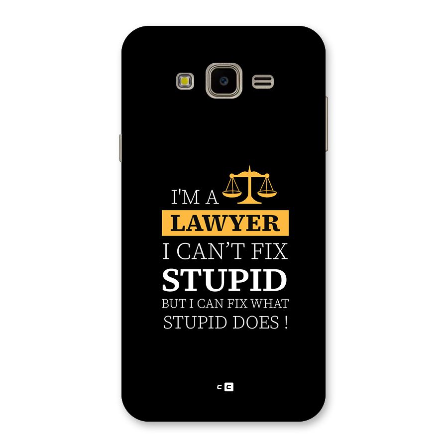 Fix Stupid Case Back Case for Galaxy J7 Nxt