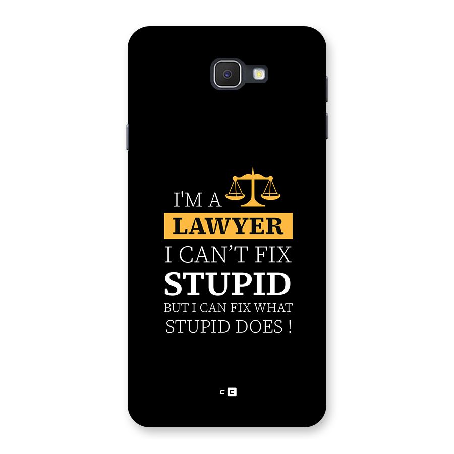 Fix Stupid Case Back Case for Galaxy J7 Prime