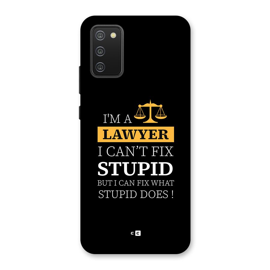 Fix Stupid Case Back Case for Galaxy M02s