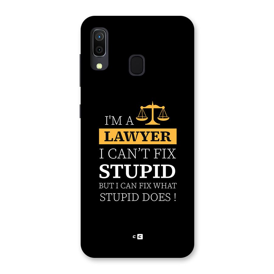 Fix Stupid Case Back Case for Galaxy M10s