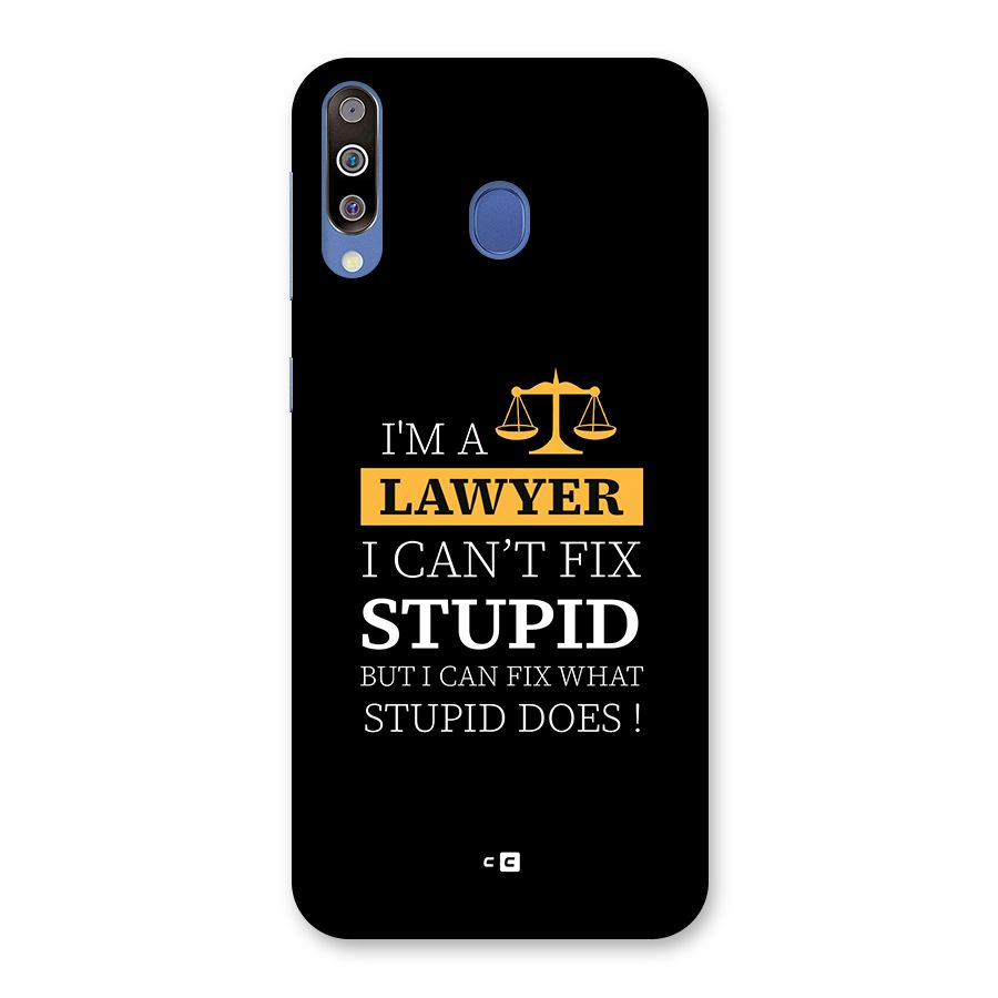 Fix Stupid Case Back Case for Galaxy M30