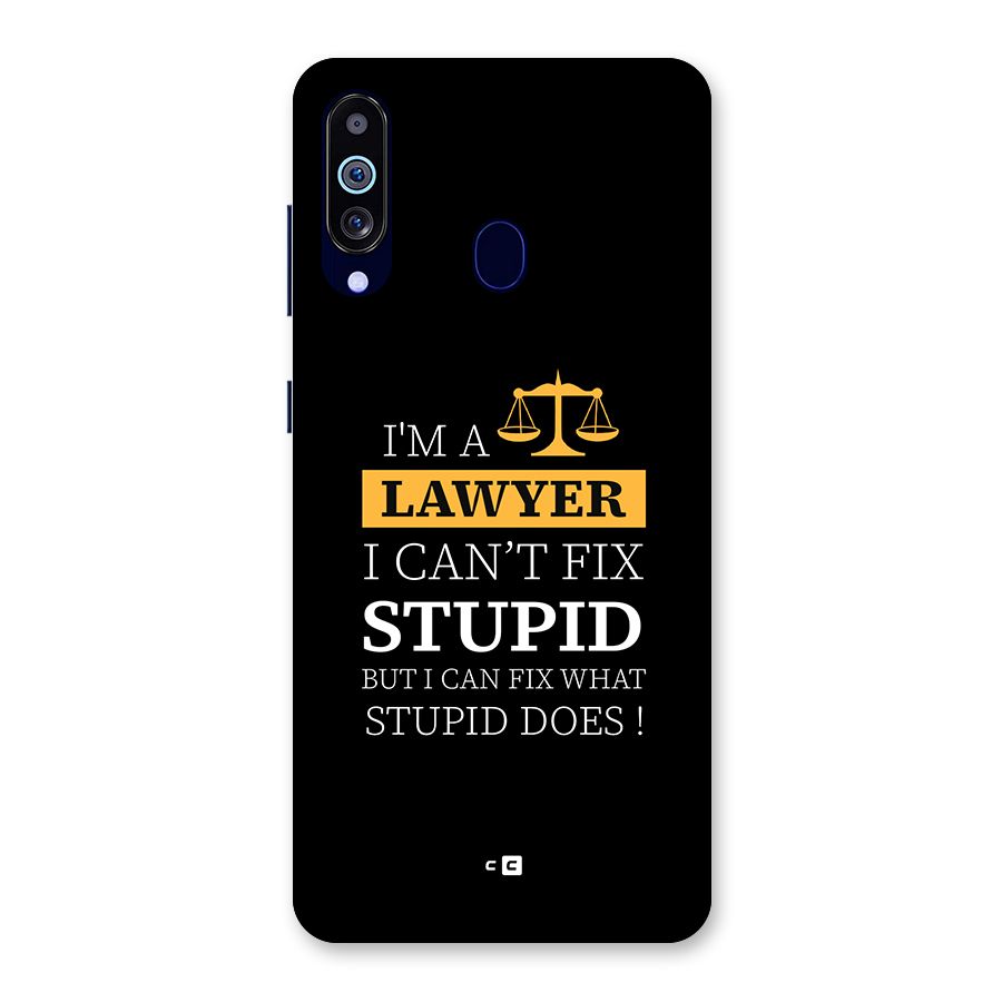 Fix Stupid Case Back Case for Galaxy M40