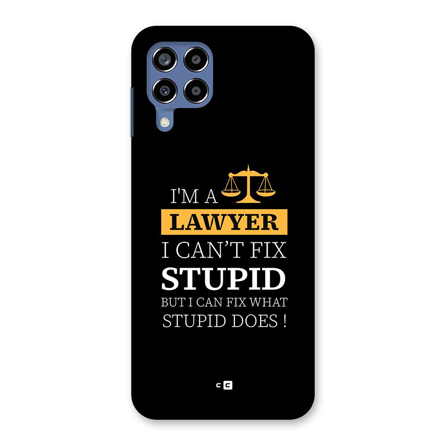 Fix Stupid Case Back Case for Galaxy M53 5G