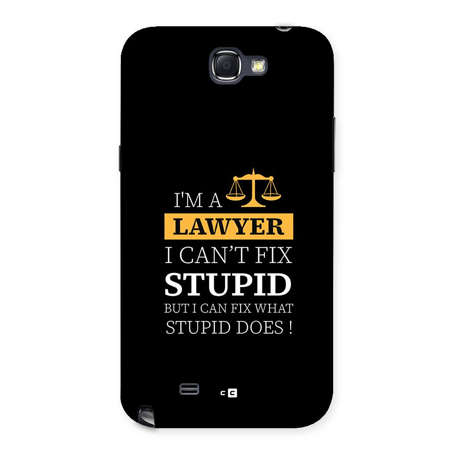 Fix Stupid Case Back Case for Galaxy Note 2