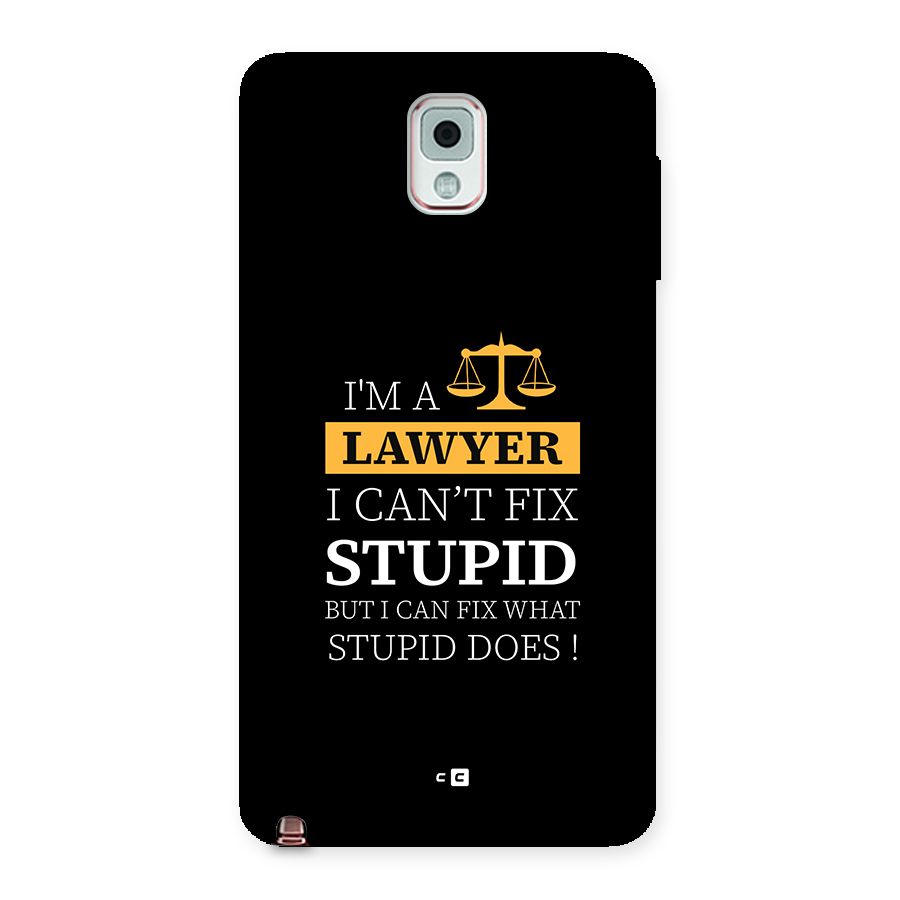 Fix Stupid Case Back Case for Galaxy Note 3