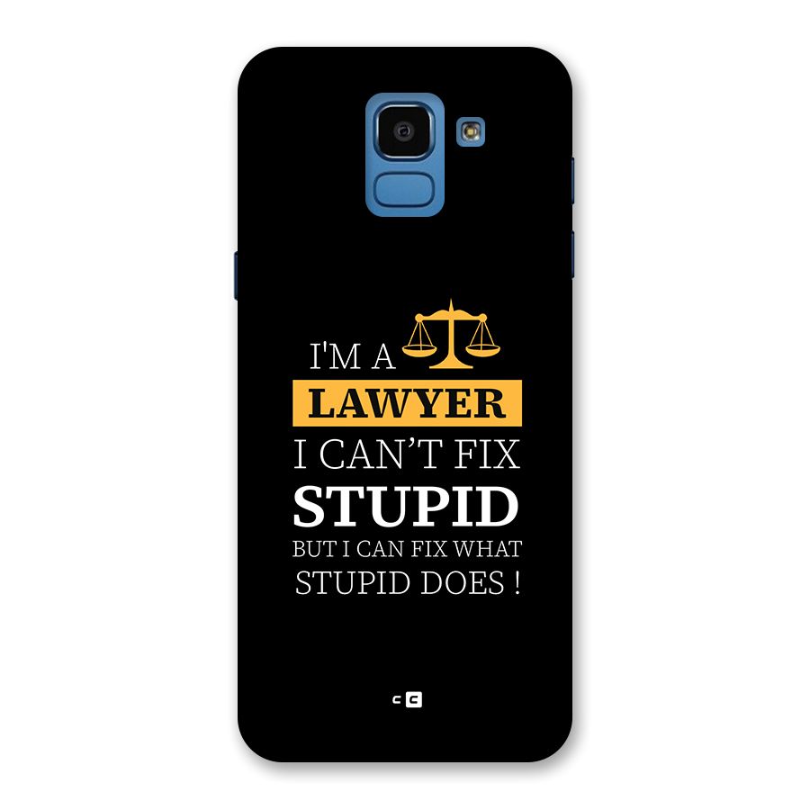 Fix Stupid Case Back Case for Galaxy On6