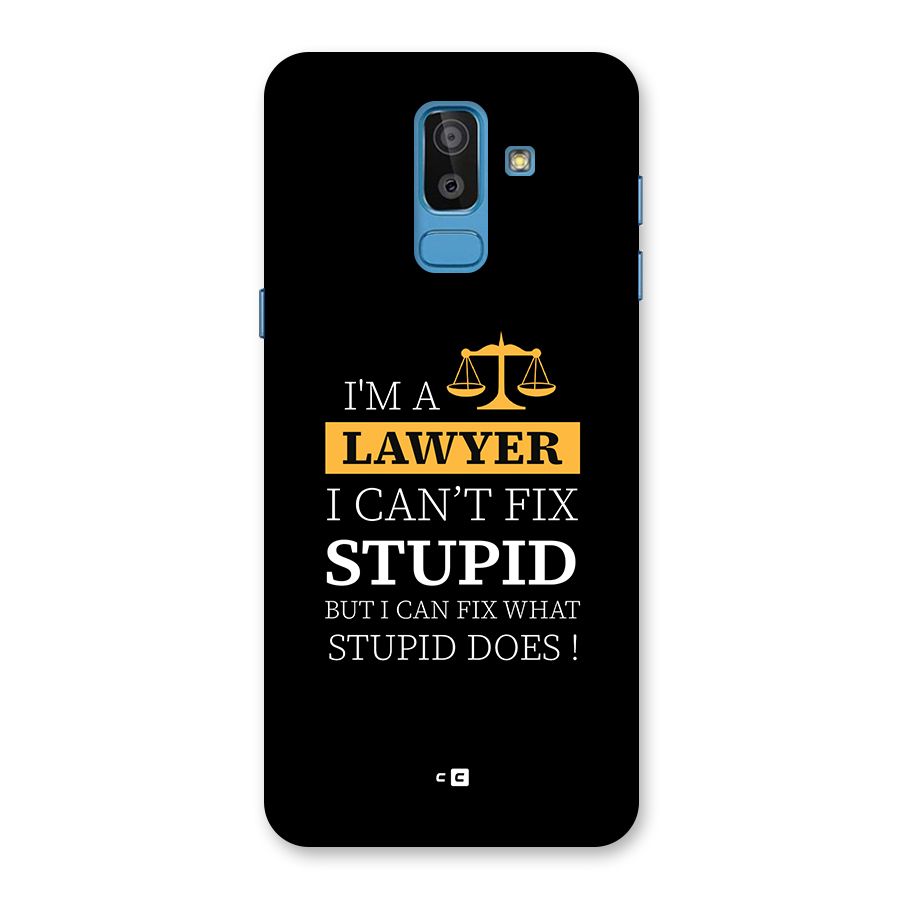 Fix Stupid Case Back Case for Galaxy On8 (2018)